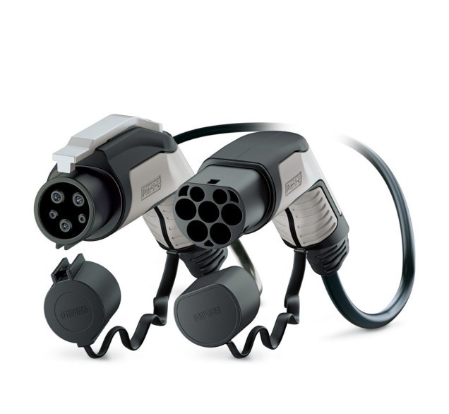 Кабель зарядный J1772 EV-TAG3PK-1AC32A-4,0M6,0ESBK01 (623909)